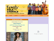 Tablet Screenshot of familyfolkchorale.org